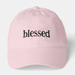 Modern Custom Text Blessed Faith Christian Hat