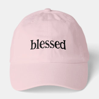 Modern Custom Text Blessed Faith Christian Hat