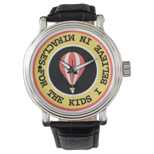 Modern Custom Text Children’s Miracle Network Red  Watch