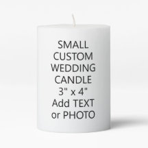 Modern Custom Text or Photo Small Wedding