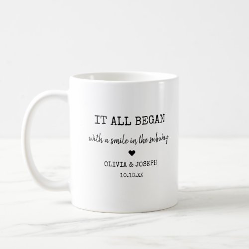 Modern Custom Where It All Began Valentines Day Coffee Mug