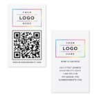 Modern Custom White Business Logo QR Code