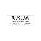 Modern Custom Your Company Logo Address Self-inkin