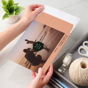 Modern Custom Your Logo Here    Business Photo Envelope Mailers