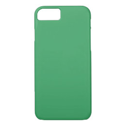 Modern Customizable Emerald Green, iPhone 8/7 Case