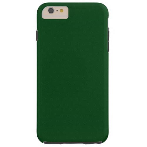 Modern Customizable Forest Green Tough iPhone 6 Plus Case