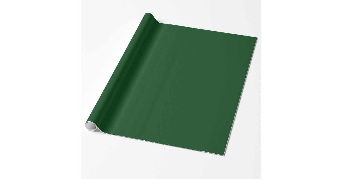 Forest Green Wrapping Paper | Zazzle