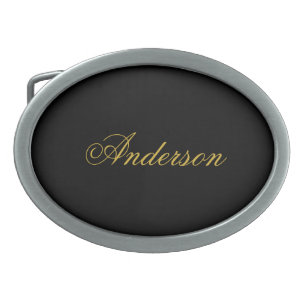 Modern Customizable Name Design Trendy Belt Buckle