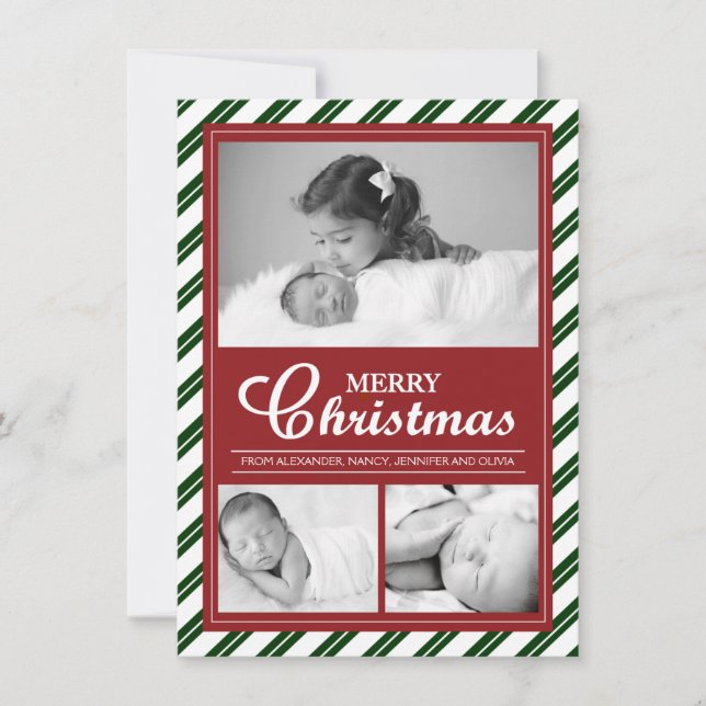 Modern Customizable Photo Card Design (Front)