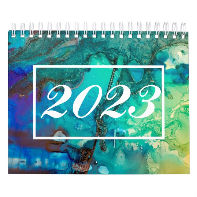 Modern Customizable Pictures 2023 Calendar (Cover)