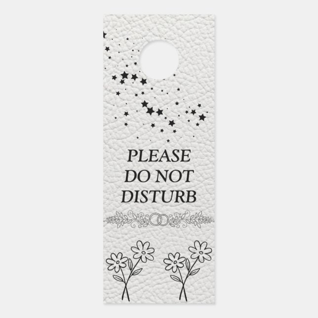 Modern Customize  Do Not Disturb Door Hanger (Front)