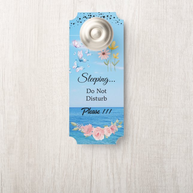 Modern Customize  Do Not Disturb Door Hanger (On Knob)