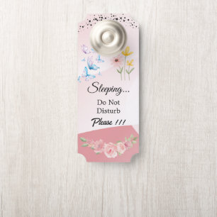 Modern Customize  Do Not Disturb Door Hanger