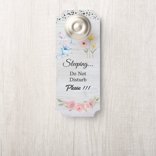 Modern Customize  Do Not Disturb Door Hanger (On Knob)