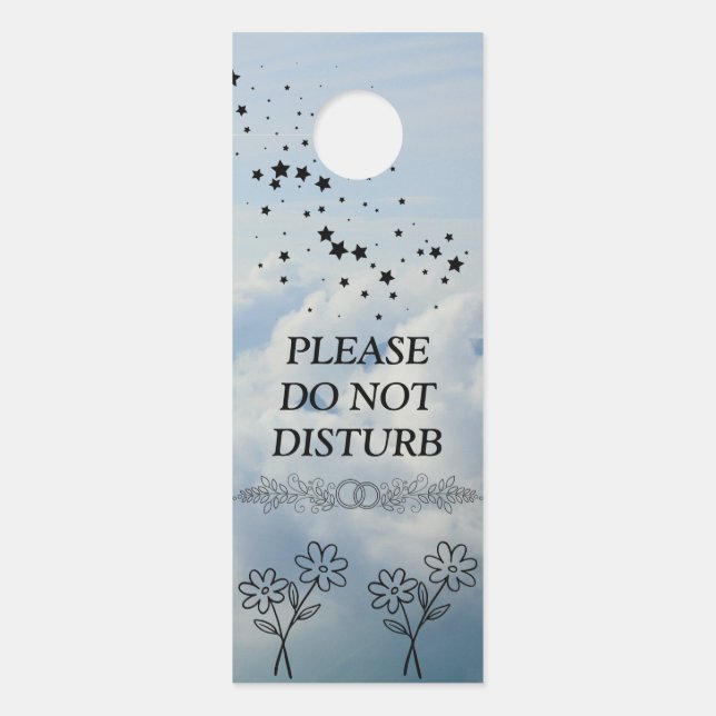 Modern Customize  Do Not Disturb Door Hanger (Front)