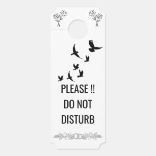 Modern Customize  Do Not Disturb Door Hanger