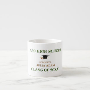 Modern Customized Graduation Espresso Cup