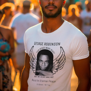 Modern Customized Photo Memorial T-Shirt