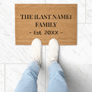 Modern Customized Welcome Coir Fiber Doormat