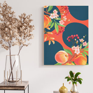 Modern cute Abstract colorful Artistic Canvas Print