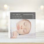 Modern Cute Baby Photo | Beauty Quote Wooden Box Sign<br><div class="desc">Capture the essence of innocence and beauty with our modern and adorable baby photo product collection on Zazzle! Cherish the precious moments with these charming images that celebrate the purity and joy of childhood. Each item is carefully designed to showcase the beauty of innocence, reminding us of the simple yet...</div>