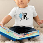 Modern Cute Blue Ballon Onederful Birthday Baby Bodysuit<br><div class="desc">This baby boy bodysuite features a blue balloon and heart illustration,  and I'm so Onederful spelled out in a cute handwritten font. This baby jumpsuite is the perfect outfit for your baby's first birthday party celebration. You can change balloon and text colors if you like!</div>
