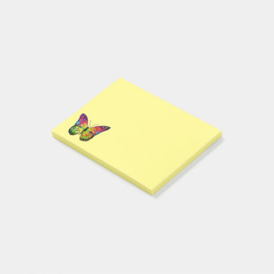 Modern Cute Colorful Rainbow Butterfly Post-it Notes