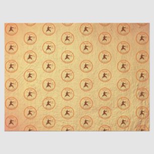 Modern Cute Cool Kids Martial Arts Karate Birthday Tissue Paper