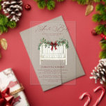 Modern Cute Elegant Santa Baby Baby Shower  Acrylic Invitations<br><div class="desc">Modern Cute Elegant Santa Acrylic Baby Baby Shower Invitation Modern Cute Elegant Watercolor Santa Baby - Baby Shower Invitation - Celebrate the joy of a new arrival with our Modern Cute Elegant Watercolor Santa Baby Shower Invitation! This charming design features a cozy baby crib, softly detailed with festive Christmas greenery,...</div>