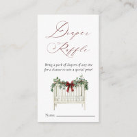 Modern Cute Elegant Santa Baby Baby Shower 