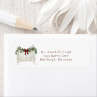 Modern Cute Elegant Santa Baby Baby Shower 