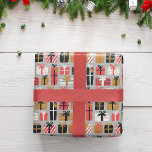 Modern Cute Gift Wrapping Paper Sheets<br><div class="desc">Wrap your gifts with this modern matching christmas wrapping paper! Will make any present look trendy... </div>