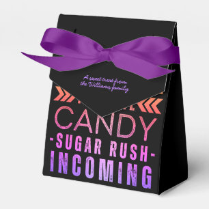 Modern Cute Halloween Candy Treat Personalized Favor Boxes