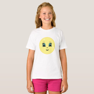 Modern Cute Happy Sun Face T-Shirt