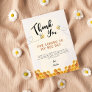 Modern Cute It’s so sweet to bee first birthday Thank You Card