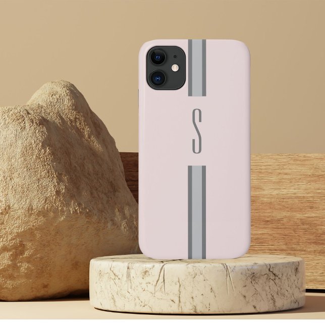 Modern Cute Pink Case-Mate iPhone Case (Creator Uploaded)