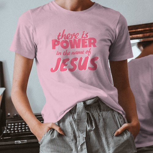 Modern Cute Script Jesus Faith T_Shirt