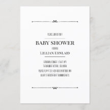 Modern cute simple gender neutral baby shower
