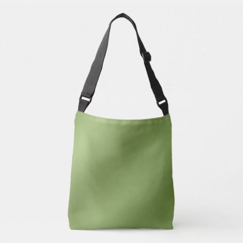 Modern cute Solid Green gradient Wave pattern Crossbody Bag