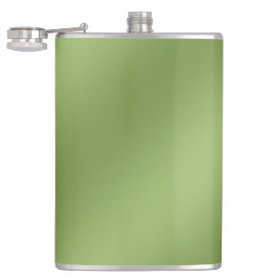 Modern cute Solid Green gradient Wave pattern Flask