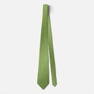 Modern cute Solid Green gradient Wave pattern Neck Tie