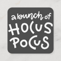 Modern Cute Typography Hocus Pocus Halloween