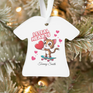 Modern Cute Valentine Ornaments for Girlfriend