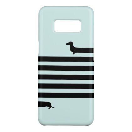 Modern Dachshund silhouette Case-Mate Samsung Galaxy S8 Case