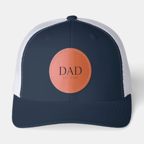 Modern Dad Established Leather Patch Hat