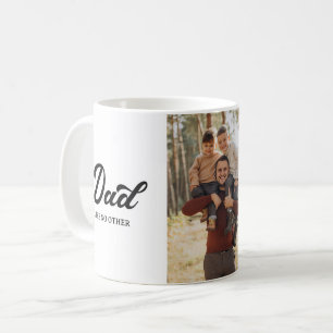 Modern Dad Like No Other Cool Typography Photo Coffee Mug
