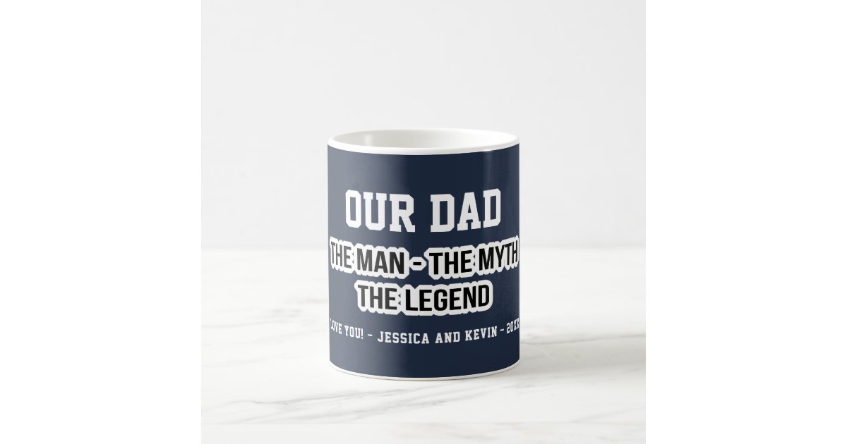 Personalized Gifts for Men, Coffee Mug for Dad, Monogram Coffee