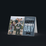 Modern Dad Navy Blue Bow Tie Happy Father's Day Card<br><div class="desc">Modern Dad Navy Blue Bow Tie Happy Father's Day Card</div>