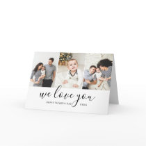 Modern Dada 3 Photo Collage Father's Day Card Modern Dada 3 Photo Collage Father's Day Card