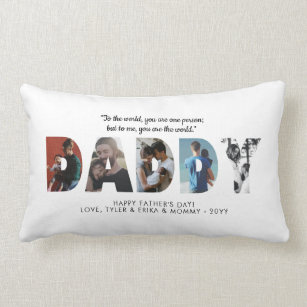 Make Fathers Day Sentimental HZTZ Step Real Dad Requires Love Not DNA Throw Pillow Multicolor 16x16 
